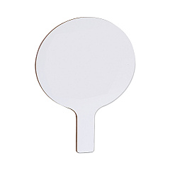 Flipside Dry Erase Paddle, 9 x 5, White, 12/Pack (10036)