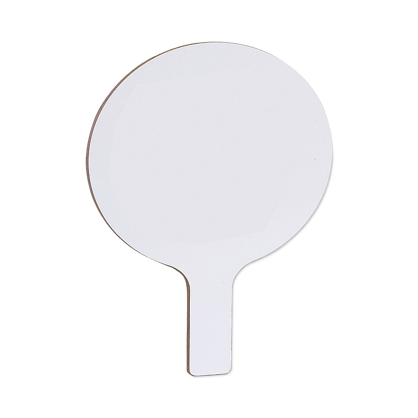 Flipside Dry Erase Paddle, 9 x 5, White, 12/Pack (10036)