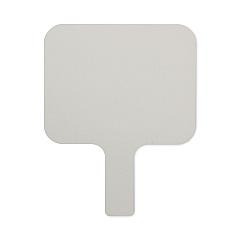 Flipside Dry Erase Paddle, 9.75 x 8, White, 12/Pack (10039)