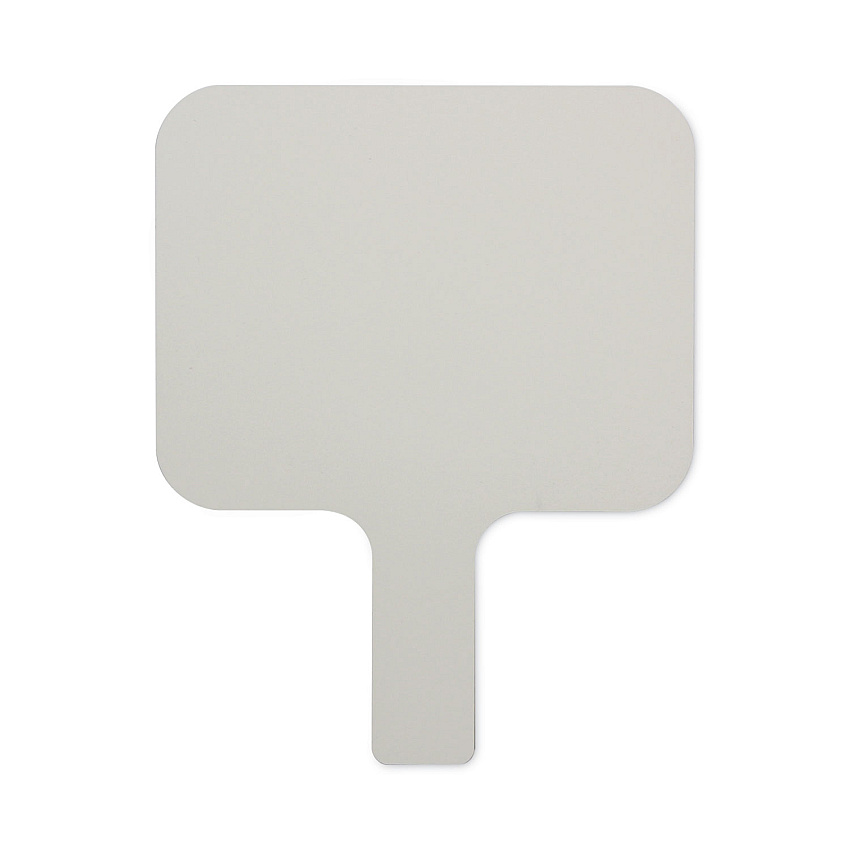Flipside Dry Erase Paddle, 9.75 x 8, White, 12/Pack (10039)