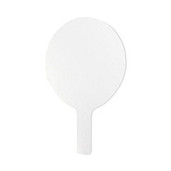 Flipside Dry Erase Paddle, 12 x 7, White, 12/Pack (12032)