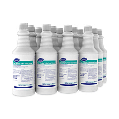 Diversey Crew Clinging Toilet Bowl Cleaner, Floral Scent, Liquid, 1 qt. Bottle, 12/CT (04578)