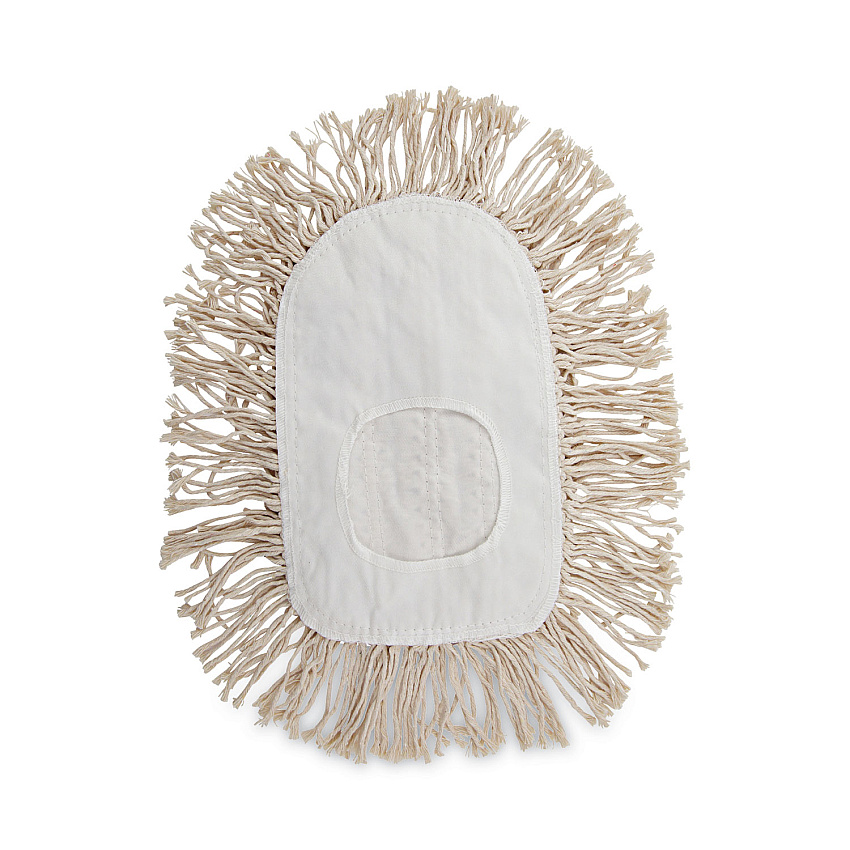 Boardwalk Wedge Dust Mop Head, Cotton, 17 1/2l x 13 1/2w, White (BWK1491)
