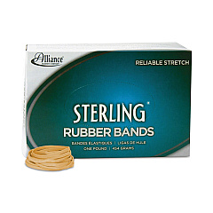 Alliance Sterling Rubber Bands, Size 31, 0.03" Gauge, Crepe, 1 lb Box, 1,200/Box (24315)