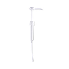 Boardwalk Siphon Pump, 1 oz/Pump, Plastic, White, 12" Tube, 12/Carton for 1 Gallon Bottles (BWK00417)
