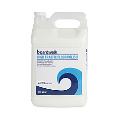 Boardwalk High Traffic Floor Polish, 1 gal Bottle, 4/Carton (BWK4404F)