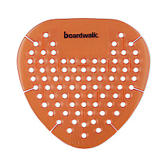 Boardwalk Gem Urinal Screens, Mango Scent, Orange, 12/Box (BWKGEMMAN)