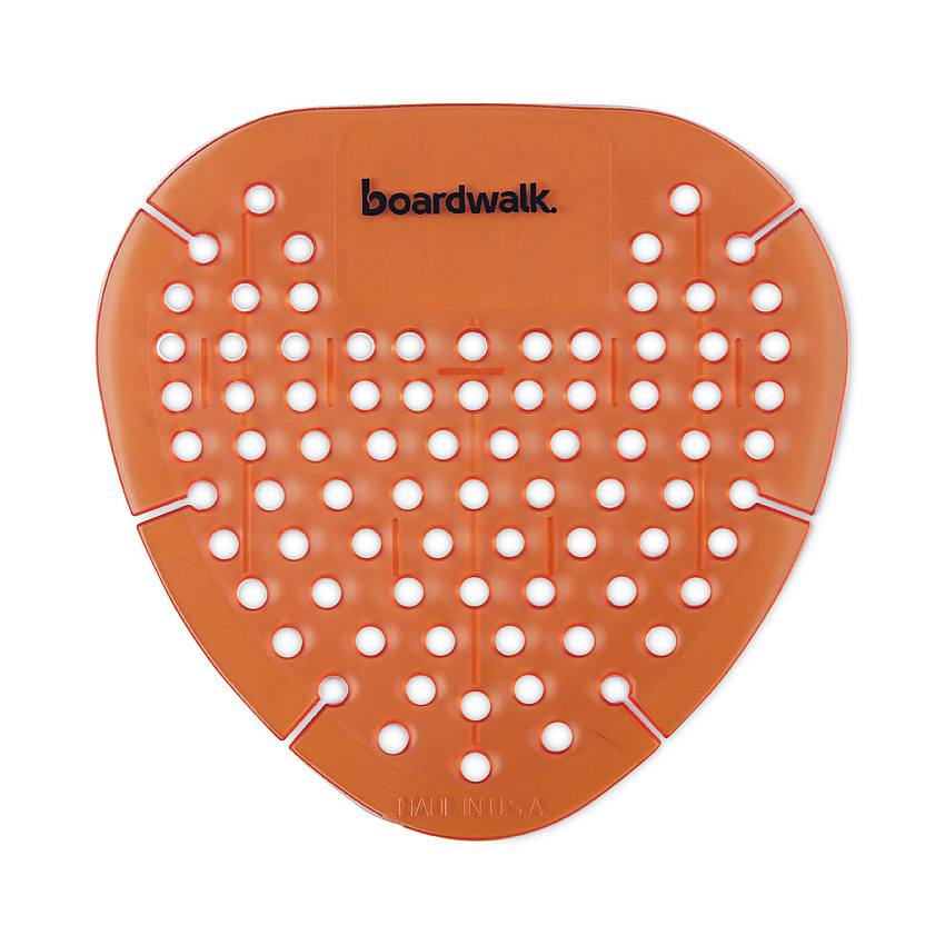 Boardwalk Gem Urinal Screens, Mango Scent, Orange, 12/Box (BWKGEMMAN)