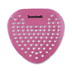 Boardwalk Gem Urinal Screens, Spiced Apple Scent, Red, 12/Box (BWKGEMSAP)
