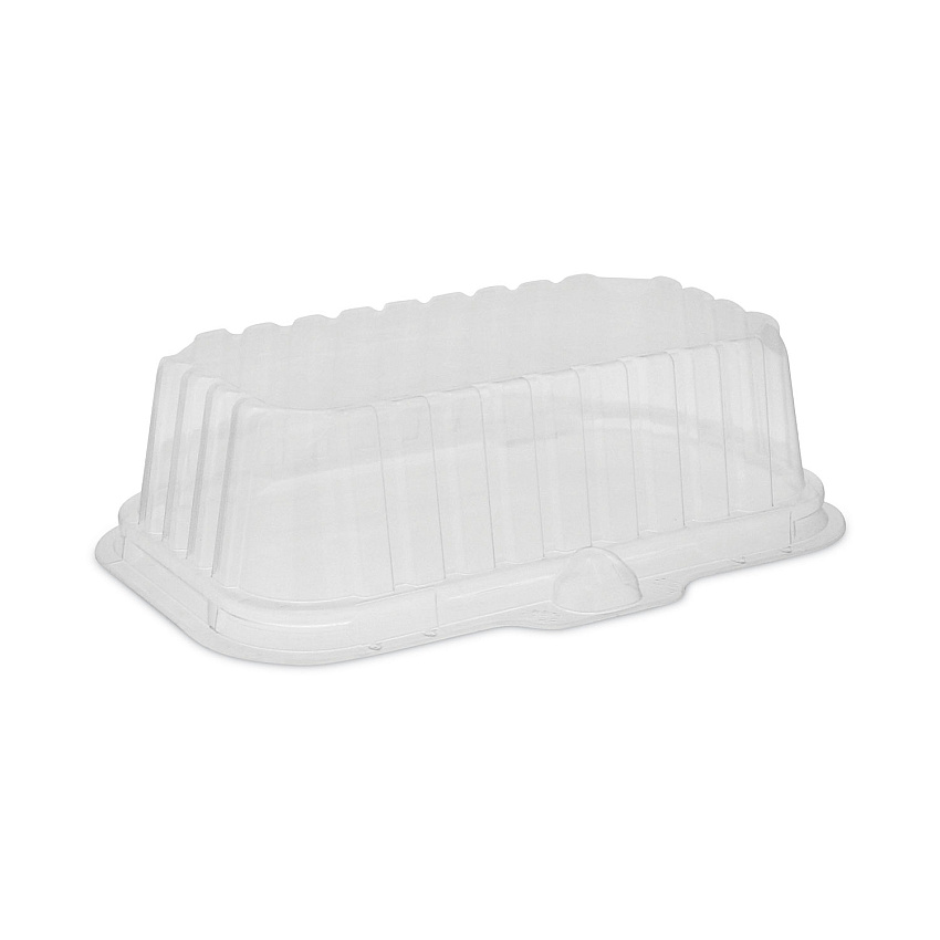 Pactiv Evergreen OPS Dome-Style Lid, 17S Deep Dome, 8.3 x 4.8 x 2.1, Clear, 250/Carton (0CI8D17S0000)