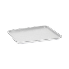 Pactiv Evergreen Supermarket Tray, #8S, 10 x 8 x 0.65, White, 500/Carton (0TF108S00000)