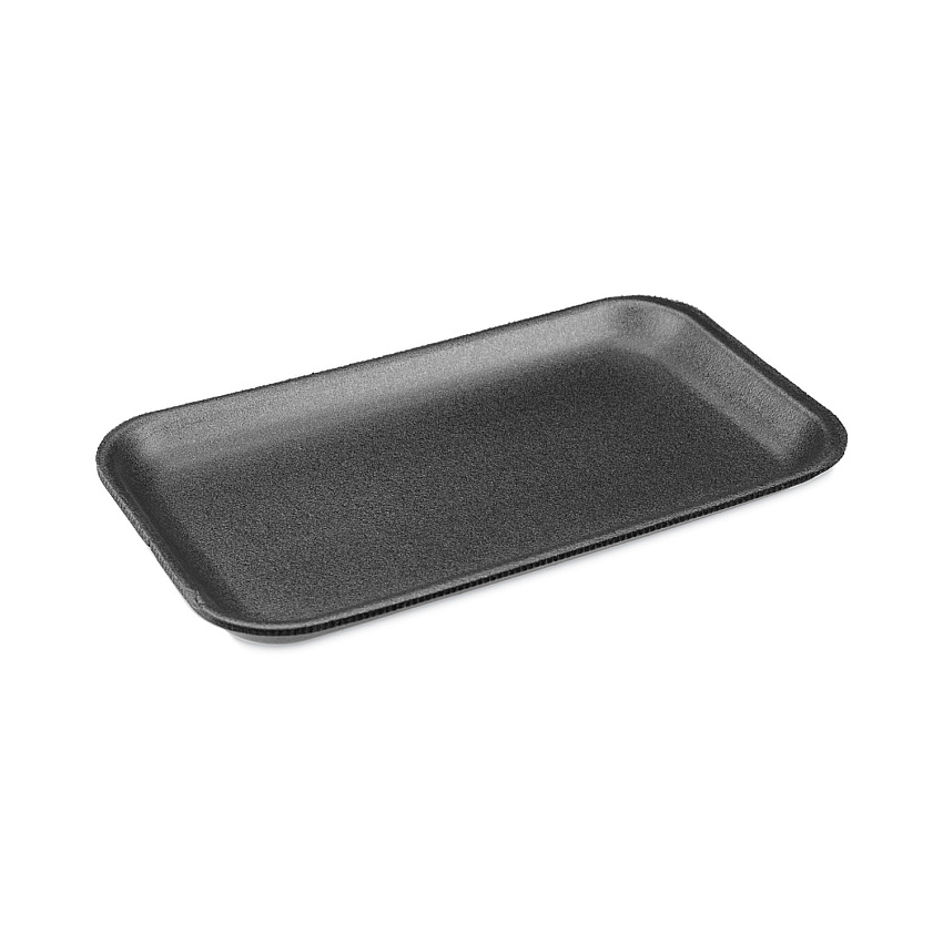 Pactiv Evergreen Meat Tray, #17S, 8.3 x 4.8 x 0.65, Black, 1,000/Carton (0TFB17S00000)