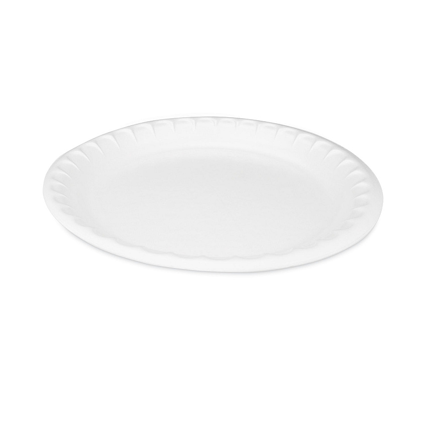 Pactiv Evergreen Placesetter Satin Non-Laminated Foam Dinnerware, Plate, 10.25" dia, White, 540/Carton (0TH10010000Y)