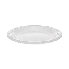 Pactiv Evergreen Placesetter Deluxe Laminated Foam Dinnerware, Plate, 6" dia, White, 1,000/Carton (0TK100060000)