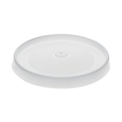 Pactiv Evergreen Paper Soup Cup Lid, For 32 oz Soup Cups, 3.13" Diameter x 0.69"h, White, 500/Carton (D32LD)