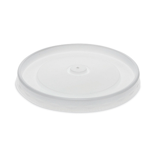 Pactiv Evergreen Paper Soup Cup Lid, For 32 oz Soup Cups, 3.13" Diameter x 0.69"h, White, 500/Carton (D32LD)