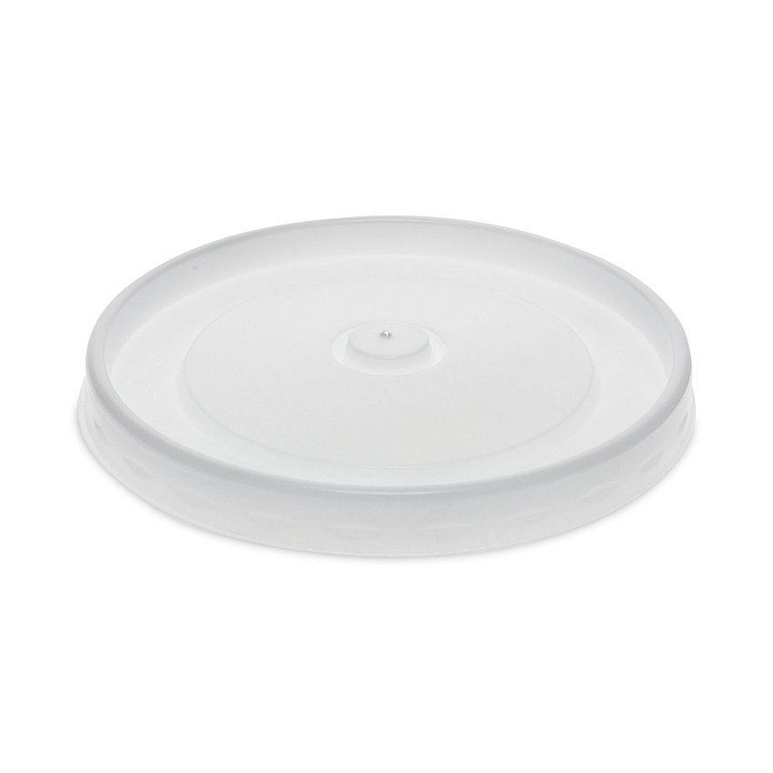 Pactiv Evergreen Paper Soup Cup Lid, For 32 oz Soup Cups, 3.13" Diameter x 0.69"h, White, 500/Carton (D32LD)
