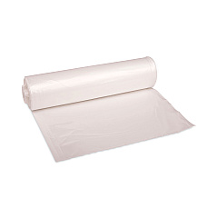 Boardwalk High-Density Can Liners, 45 gal, 13 microns, 40" x 46", Natural, 250/Carton (BWK404616)