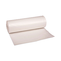 Boardwalk High-Density Can Liners, 45 gal, 19 microns, 40" x 46", Natural, 150/Carton (BWK404622)