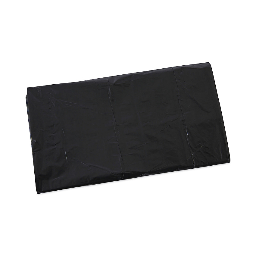 Boardwalk Linear Low Density Industrial Can Liners, 45 gal, 0.7 mil, 40 x 46, Black, 100/Carton (BWKL4046H)