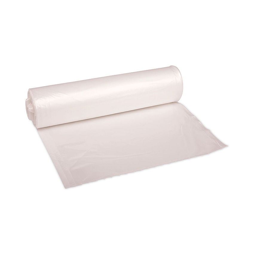 Boardwalk High Density Industrial Can Liners Coreless Rolls, 33 gal, 16 microns, 33 x 40, Natural, 10 Rolls of 25 Bags (BWKRH3340S)