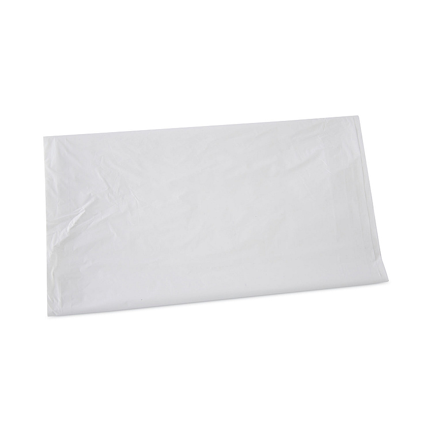 Boardwalk Linear Low Density Industrial Can Liners, 45 gal, 0.9 mil, 40 x 46, White, 100/Carton (BWKW4046X)