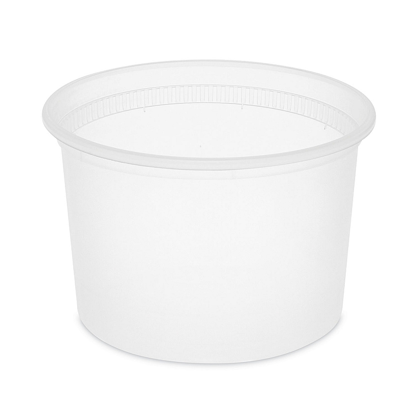 Pactiv Evergreen Newspring DELItainer Microwavable Container, 64 oz, 4.5 x 4.5 x 6.35, Natural, 120/Carton (L6064)