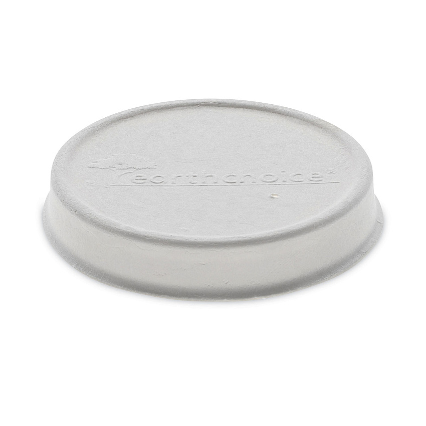 Pactiv Evergreen EarthChoice Compostable Soup Cup Lid, For 8-16 oz Soup Cups, 4" Diameter, White, 500/Carton (LMC81216EC)