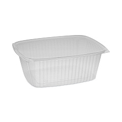 Pactiv Evergreen Showcase Deli Container, Base Only, 1-Compartment, 64 oz, 9 x 7.4 x 4, Clear, 220/Carton (YCI850640000)