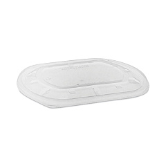 Pactiv Evergreen ClearView MealMaster Lid with Fog Gard Coating, Large Flat Lid, 9.38 x 8 x 0.38, Clear, 300/Carton (YCN8463S00D0)