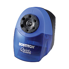 Bostitch QuietSharp 6 Classroom Electric Pencil Sharpener, AC-Powered, 6.13 x 10.69 x 9, Blue (EPS10HC)