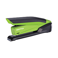Bostitch InPower Spring-Powered Desktop Stapler, 20-Sheet Capacity, Green (1123)