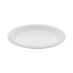 Pactiv Evergreen Meadoware Impact Plastic Dinnerware, Plate, 6" dia, White, 1,000/Carton (YMI6)