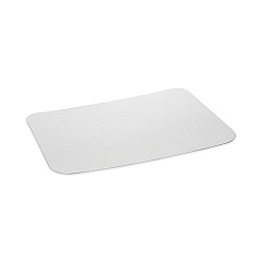 Pactiv Evergreen Aluminum Take-Out Container Lid, Loaf Pan Lid, 8.4 x 5.9, White/Aluminum, 400/Carton (YL788)