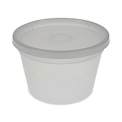 Pactiv Evergreen Newspring DELItainer Microwavable Container, 16 oz, 2 x 2 x 2, Clear, 240/Carton (YSD2516)