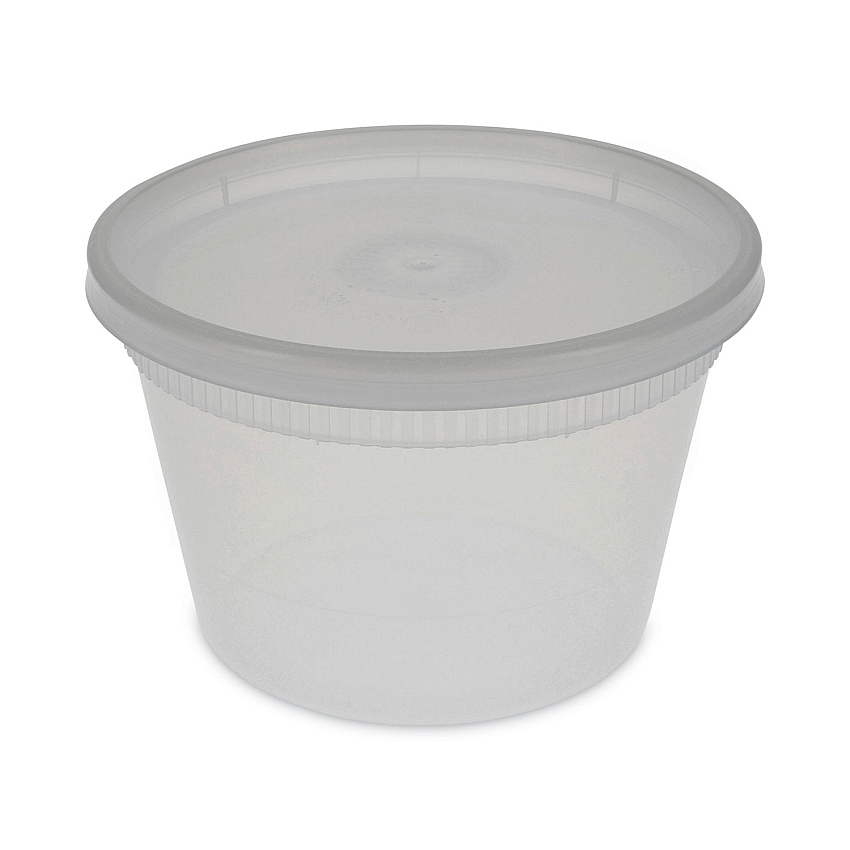 Pactiv Evergreen Newspring DELItainer Microwavable Container, 16 oz, 2 x 2 x 2, Clear, 240/Carton (YSD2516)