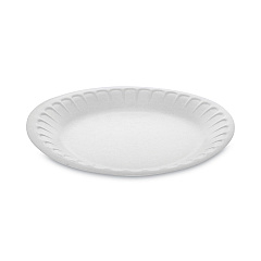 Pactiv Evergreen Placesetter Satin Non-Laminated Foam Dinnerware, Plate, 7" dia, White, 900/Carton (YTH100070000)