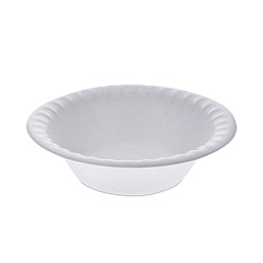 Pactiv Evergreen Placesetter Satin Non-Laminated Foam Dinnerware, Bowl, 12 oz, 6" dia, White, 1,000/Carton (YTH100120000)