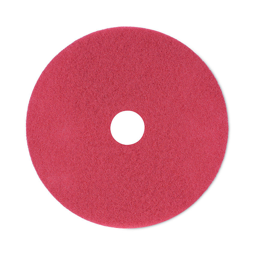 Boardwalk Buffing Floor Pads, 21" Diameter, Red, 5/Carton (BWK4021RED)