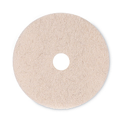 Boardwalk Natural Hog Hair Burnishing Floor Pads, 20" Diameter, Tan, 5/Carton (BWK4020NHE)