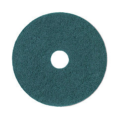 Boardwalk Heavy-Duty Scrubbing Floor Pads, 20" Diameter, Green, 5/Carton (BWK4020GRE)