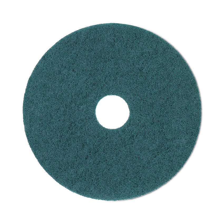 Boardwalk Heavy-Duty Scrubbing Floor Pads, 20" Diameter, Green, 5/Carton (BWK4020GRE)