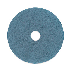 Boardwalk Burnishing Floor Pads, 20" Diameter, Aqua, 5/Carton (BWK4020AQU)