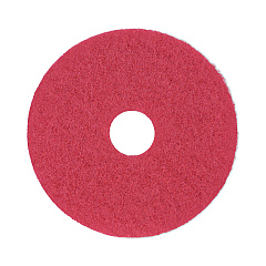 Boardwalk Buffing Floor Pads, 14" Diameter, Red, 5/Carton (BWK4014RED)