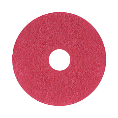 Boardwalk Buffing Floor Pads, 13" Diameter, Red, 5/Carton (BWK4013RED)