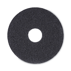 Boardwalk Stripping Floor Pads, 13" Diameter, Black, 5/Carton (BWK4013BLA)