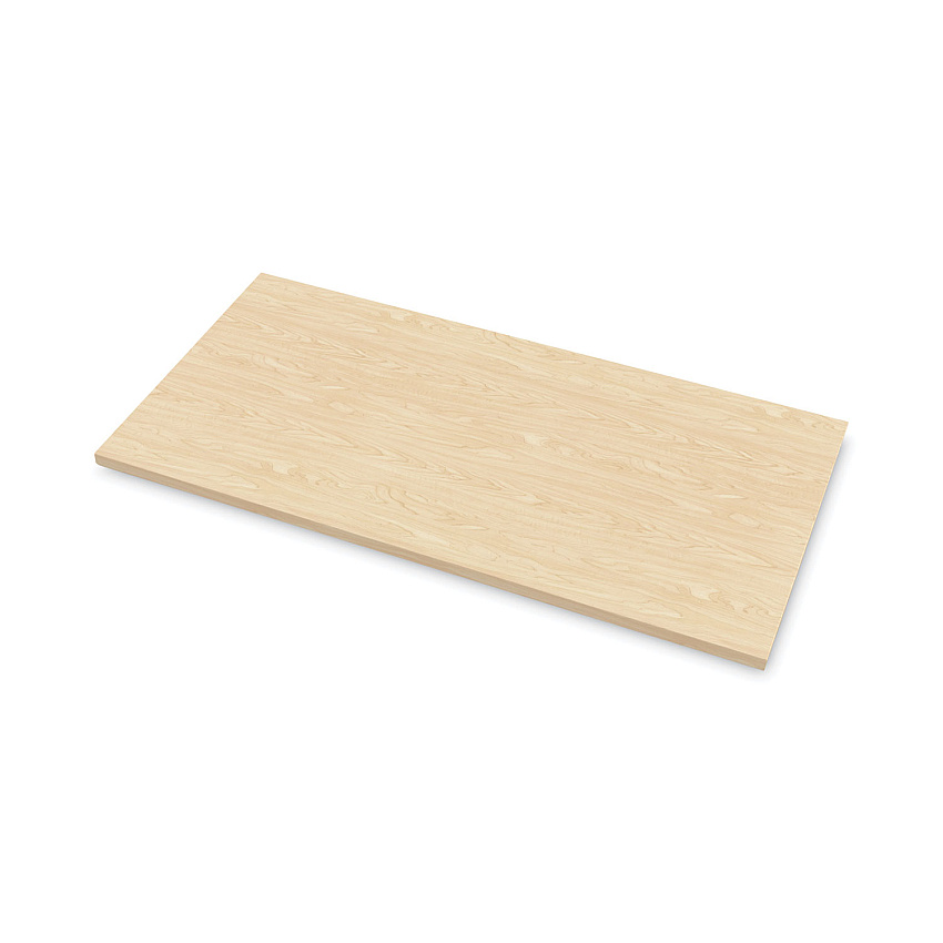 Fellowes Levado Laminate Table Top, 60" x 30" x , Maple (9649801)