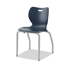 HON SmartLink Four-Leg Chair, 19.5" x 19.63" x 31", Regatta Seat, Regatta Base, 4/Carton (SL4L18EREP)