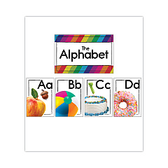 Carson-Dellosa Education Curriculum Bulletin Board Set. Alphabet, 27 Pieces (110517)