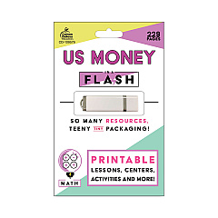 Carson-Dellosa Education In a Flash USB, US Money, Ages 6-8, 229 Pages (109579)